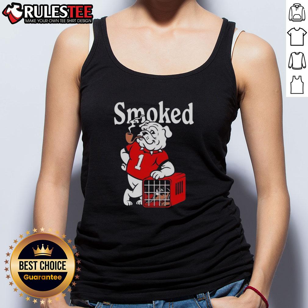 Awesome Georgia Bulldogs Vs Tennesse Volunteers Smoked T-Shirt - Image 4