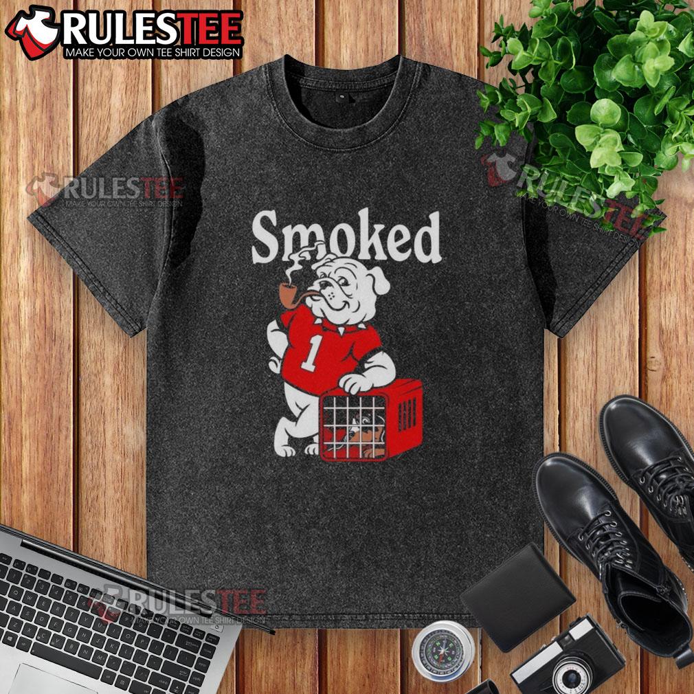 Awesome Georgia Bulldogs Vs Tennesse Volunteers Smoked T-Shirt - Image 6