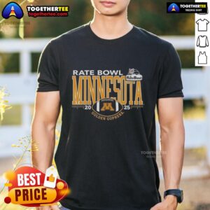 Good Minnesota Golden Gophers 2025 Rate Bowl Logo T-Shirt
