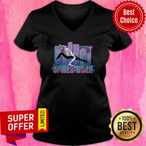 Alternative view of Funny Marvel Spider-Man Into The Spider-Verse Spider-Gwen Shirt