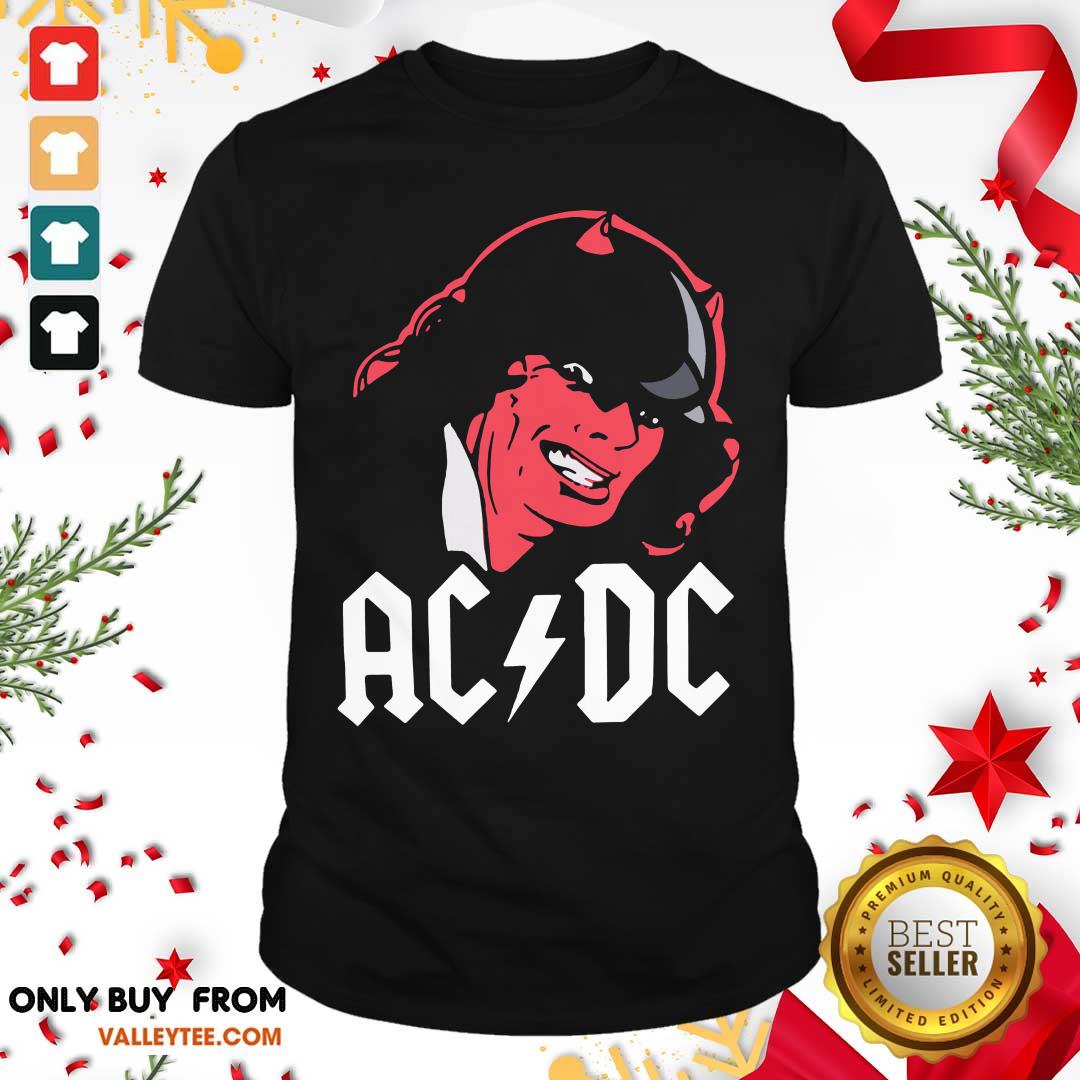 Good Quality Rock Band Red Ac Dc Shirt