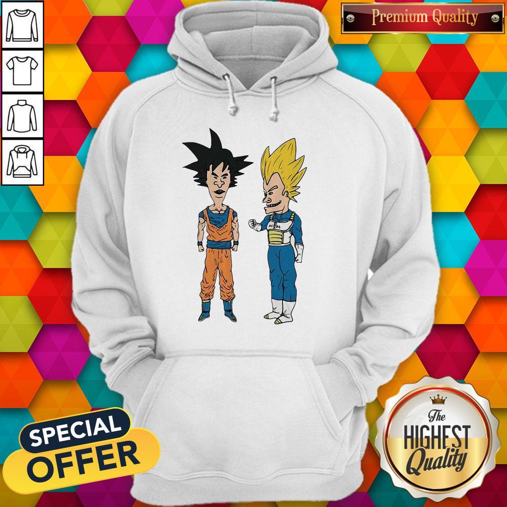 Metallic Son Goku And ACDC Vegeta Shirt - Image 5