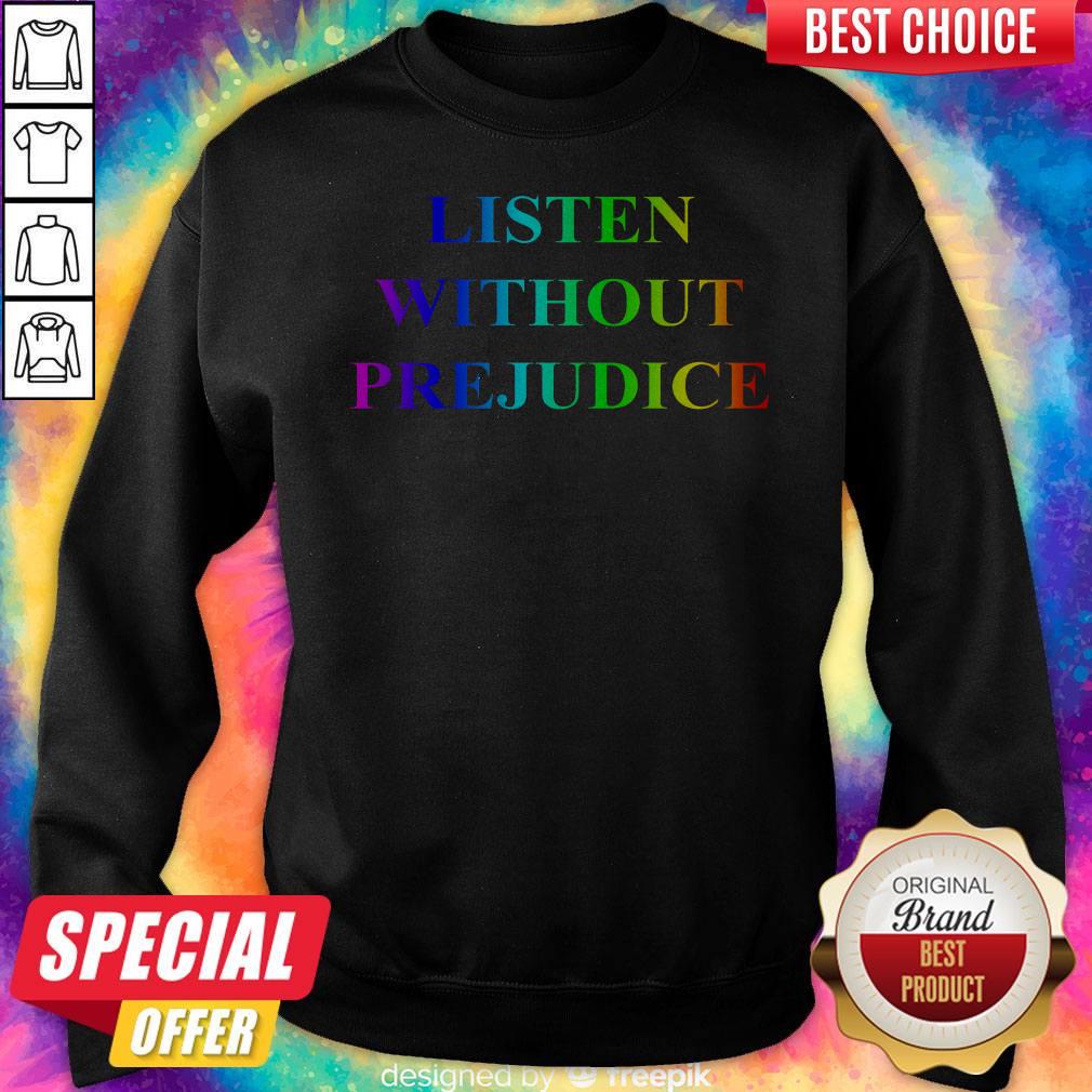 Victoria Beckham Listen Without Prejudice LGBT Shirt - Image 5