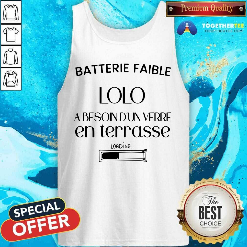 Batterie Faible Lolo En Terrasse Shirt - Image 5