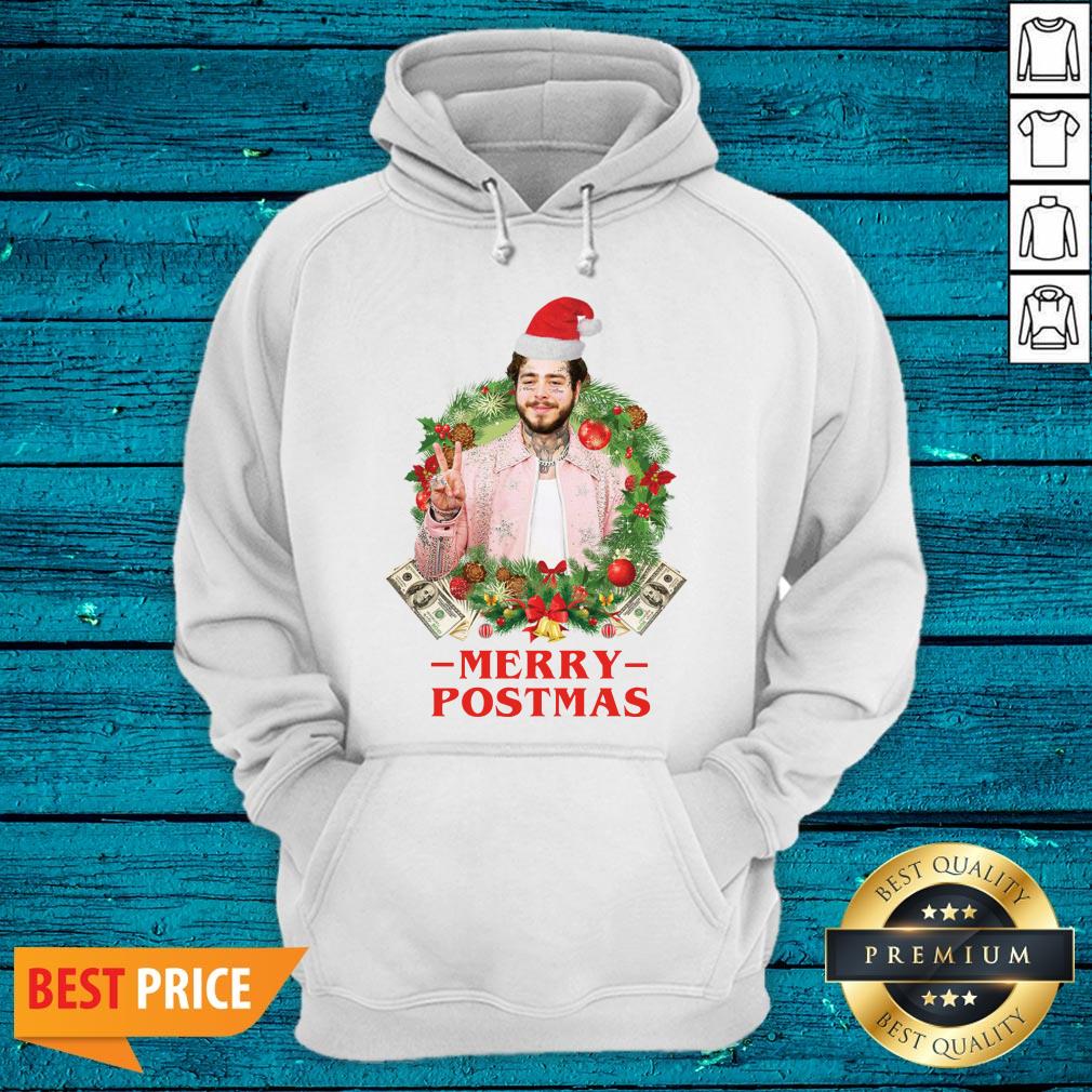 Hot Post Malone Santa Merry Postmas Sweater Shirt - Image 3