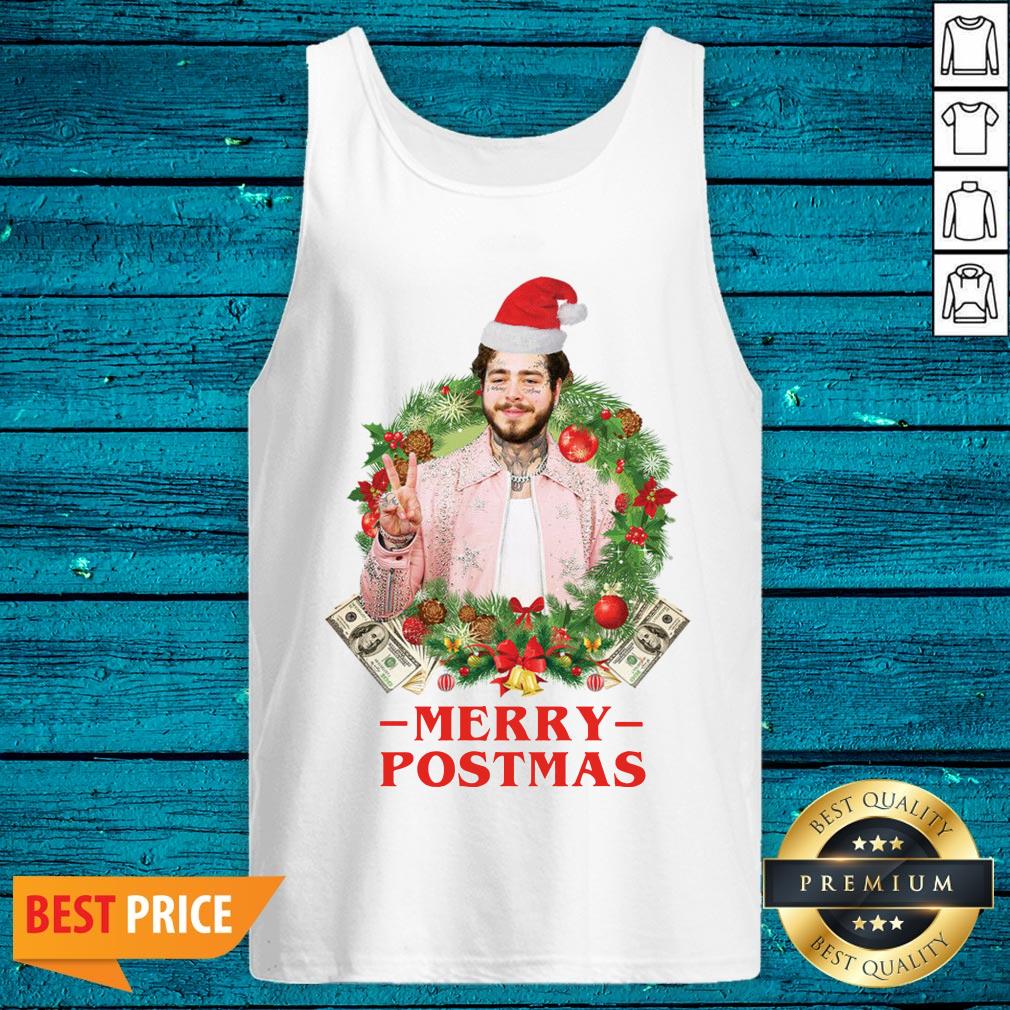 Hot Post Malone Santa Merry Postmas Sweater Shirt - Image 5