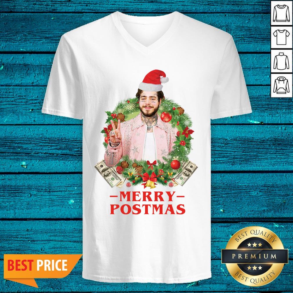 Hot Post Malone Santa Merry Postmas Sweater Shirt - Image 4