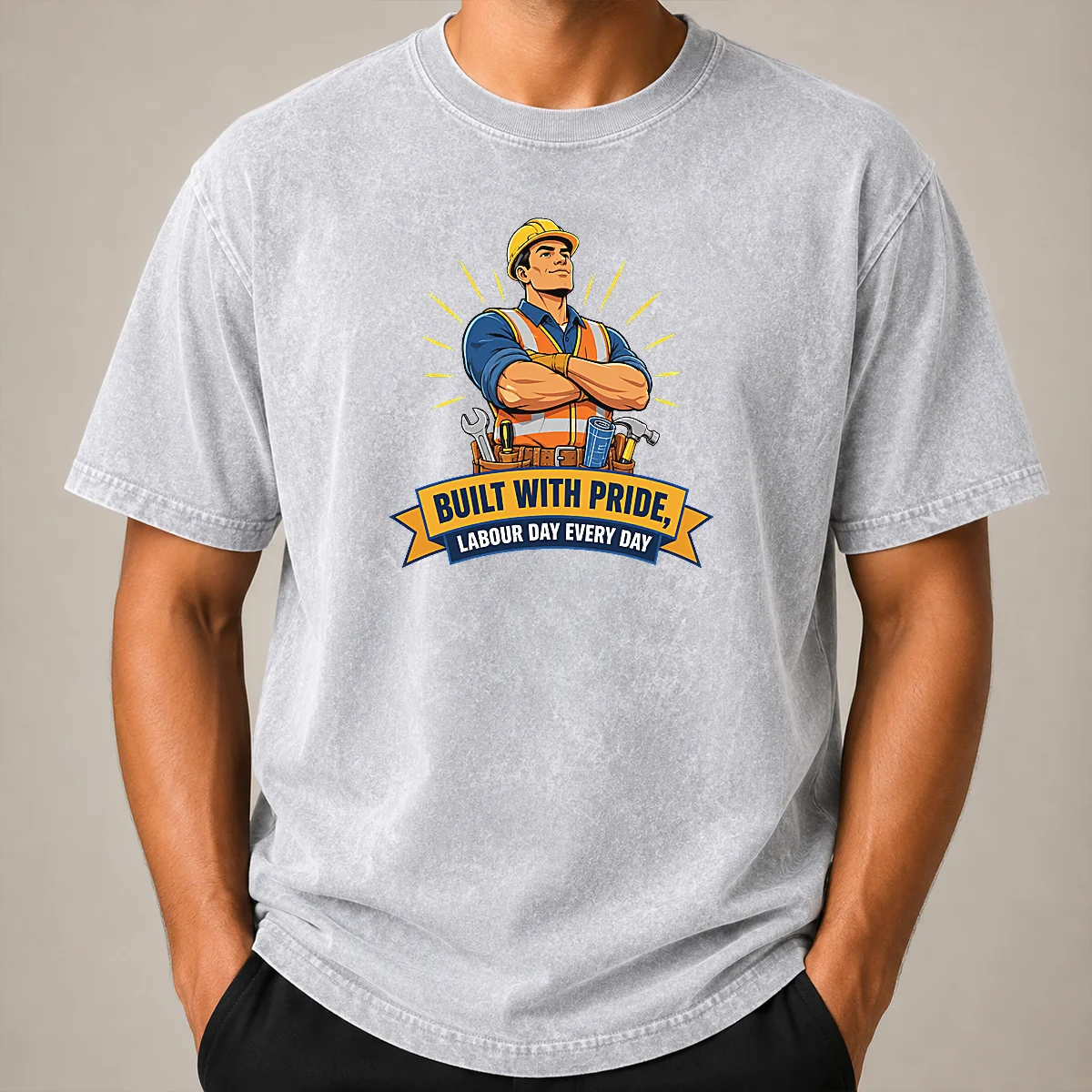Top Hot Labour Day Proud Worker Vector Shirt - Image 8