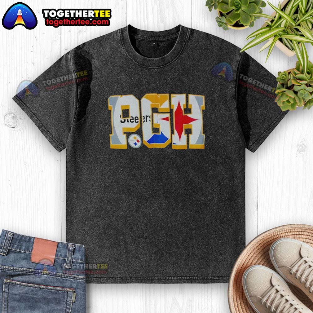 Pretty Pgh Pittsburgh Steelers Football NFL Graphic T-Shirt - Image 6