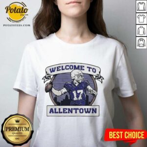 Alternative view of Funny Buffalo Rumblings Welcome To Allentown Shirt