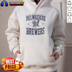 Alternative view of Official Milwaukee Brewers Major League Baseball Cooperstown Diamond T-Shirt