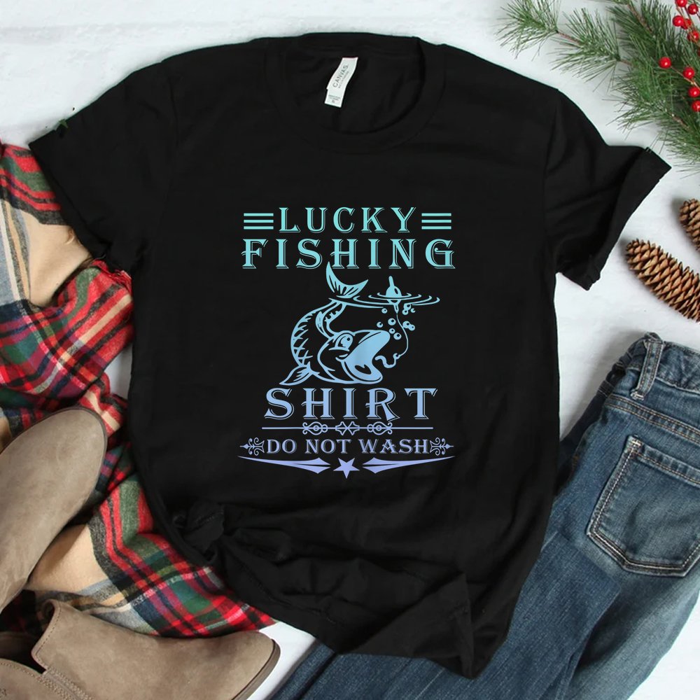 Lucky Fishing Shirt Do Not Wash Vintage Shirt