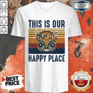 Alternative view of This Is Our Happy Place Hippie Animal Vintage Shirt