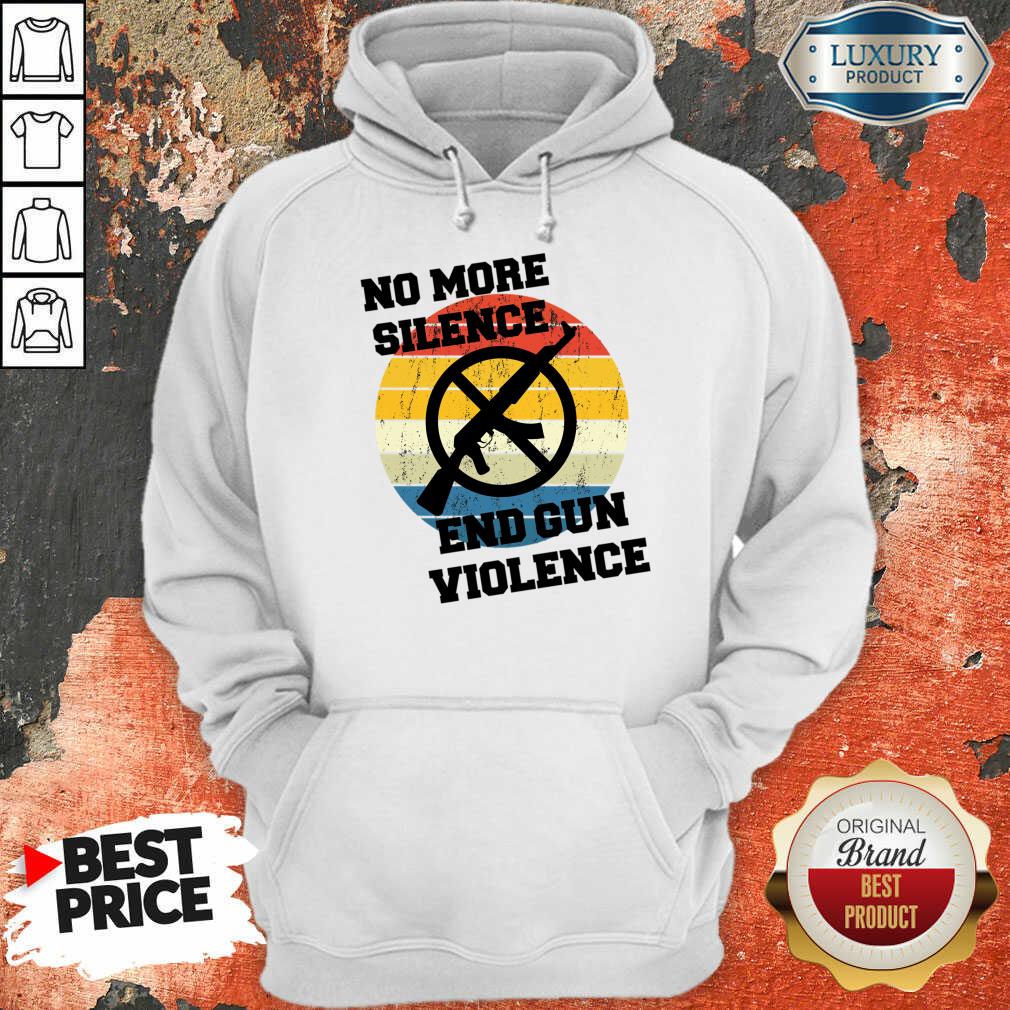 Vintage No More Silence End Gun Violence Shirt - Image 5