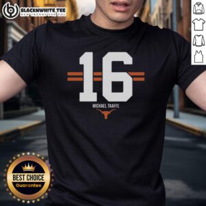 Hot Texas Longhorns Football Michael Taaffe #16 Stripe T-Shirt