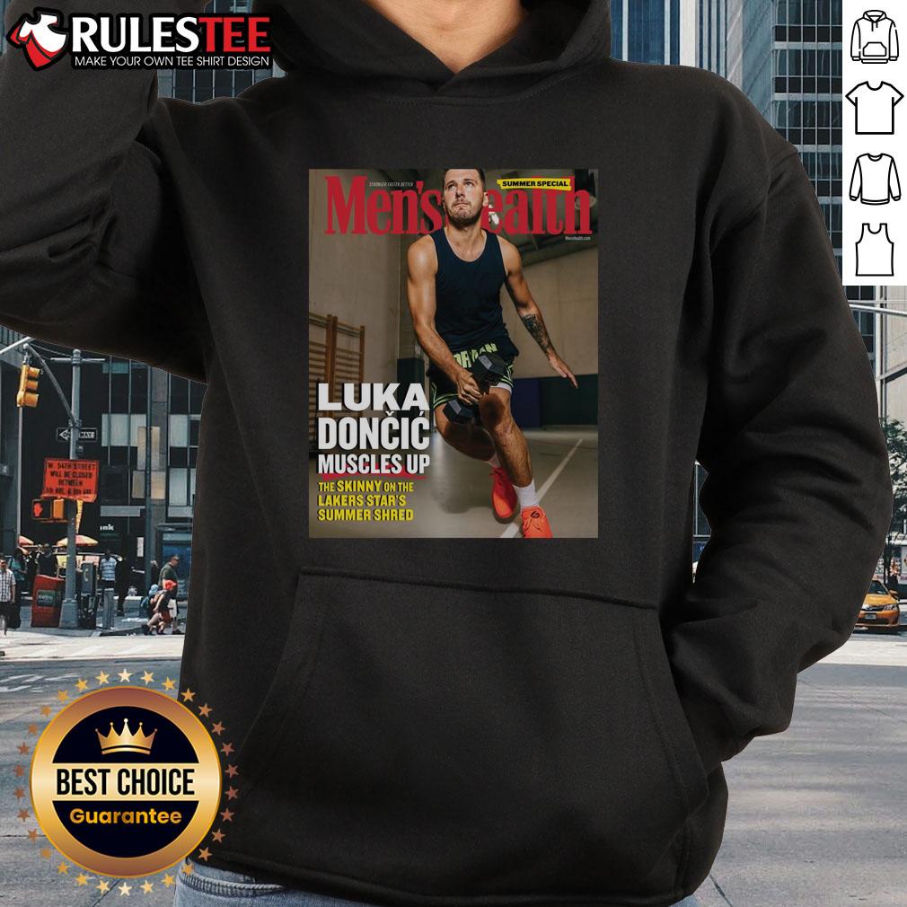 Official Luka Doncic Muscles Up The Skinny On The Lakers Start's Summers Sherd T-Shirt - Image 2