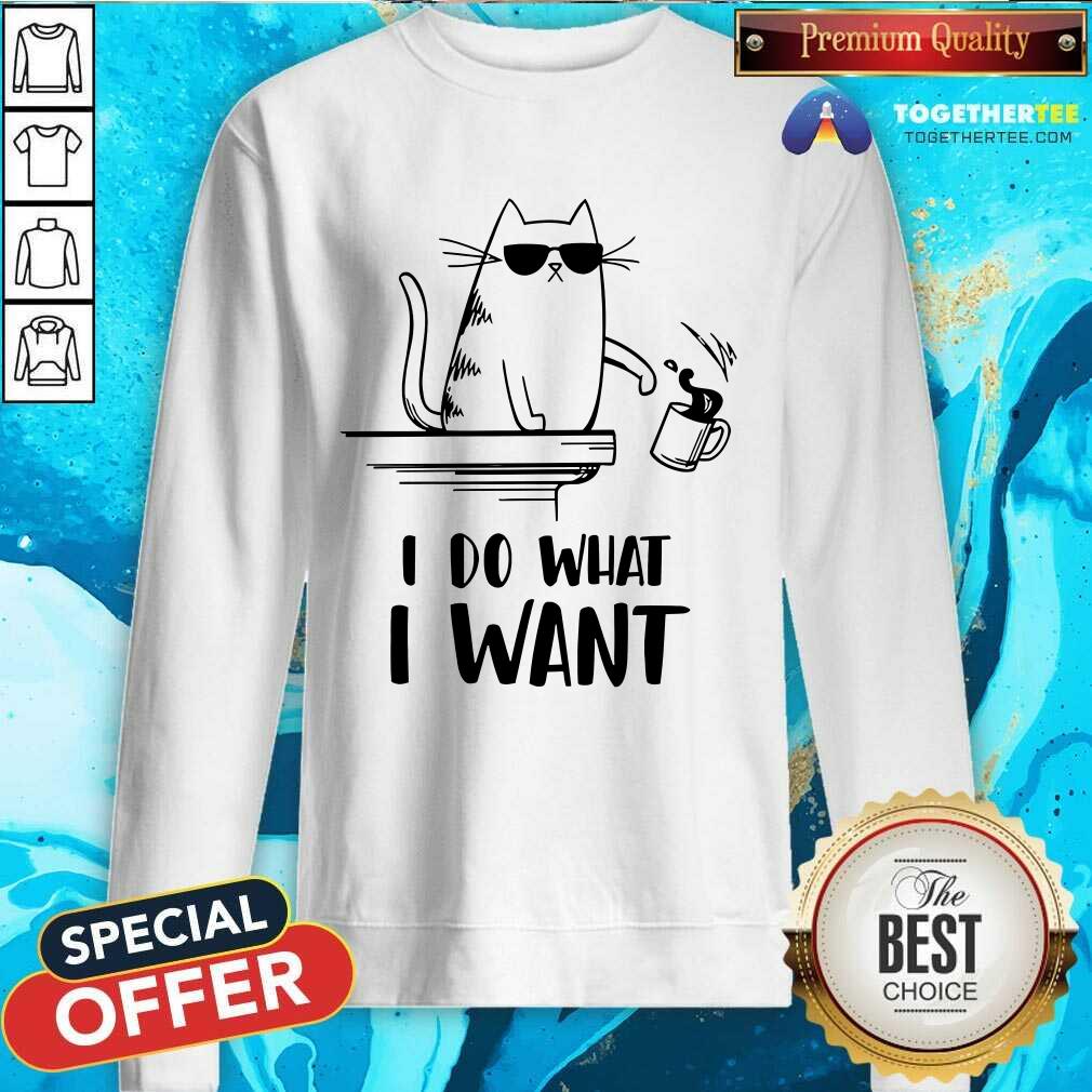 Premium Rude Cat I Do What I Want T-Shirt - Image 2