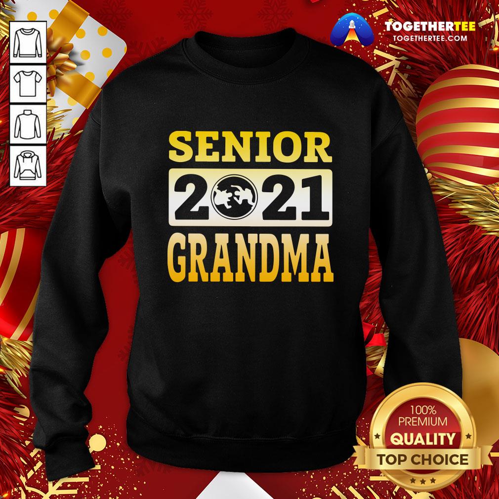 Original Wrestling Grandma Senior 2021 Shirt - Image 4