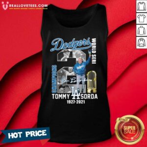 Alternative view of Cool Los Angeles Dodgers Tommy Sorda 1927 2021 Signature Shirt