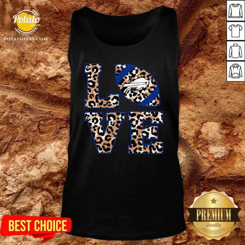 Funny Love Buffalo Bills Football Leopard Shirt - Image 3
