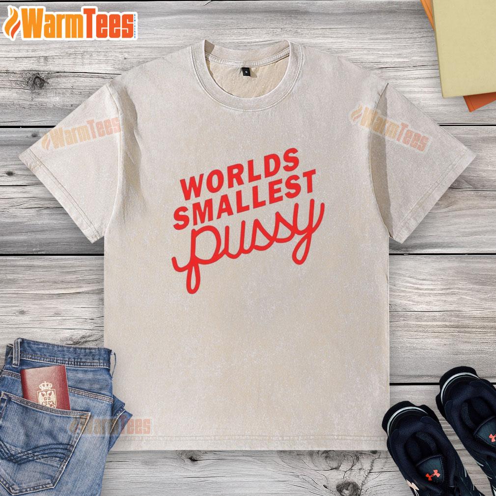 Premium Worlds Smallest Pussy Italics T-Shirt - Image 6