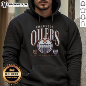 Alternative view of Top Edmonton Oilers Vintage Crease T-Shirt