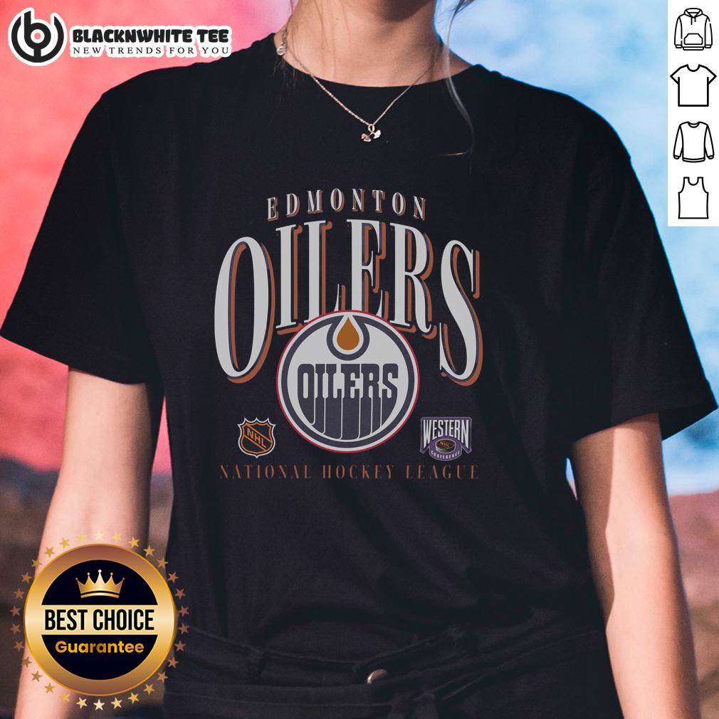 Top Edmonton Oilers Vintage Crease T-Shirt - Image 3