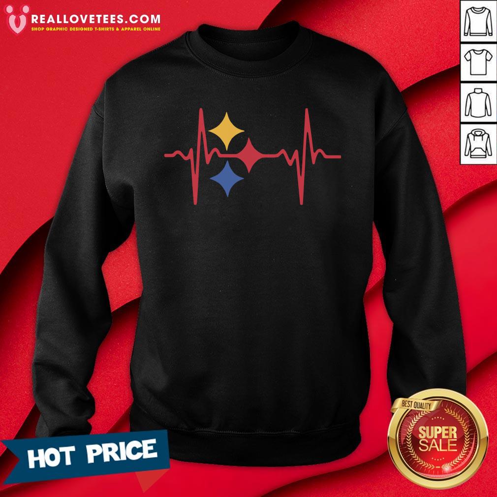 Funny Heartbeat Pittsburgh Steelers Shirt - Image 3