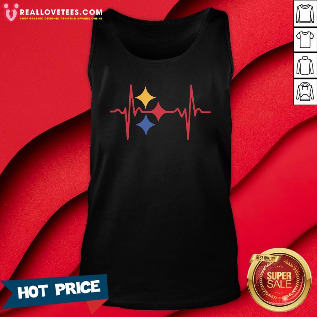 Funny Heartbeat Pittsburgh Steelers Shirt - Image 2