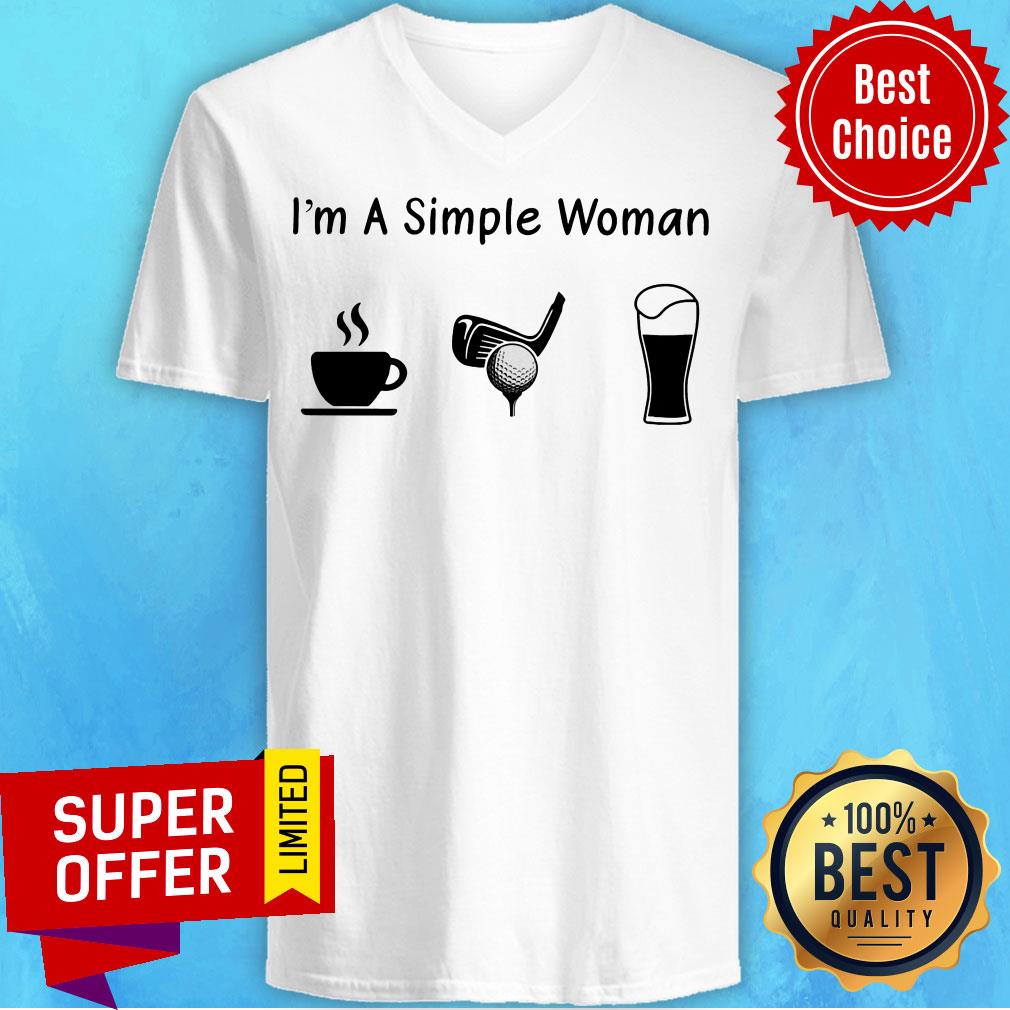 Nice I'm A Simple Woman Shirt - Image 5