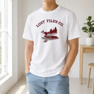 Top Loon Bird On Lake Forest Lost Files Co Shirt