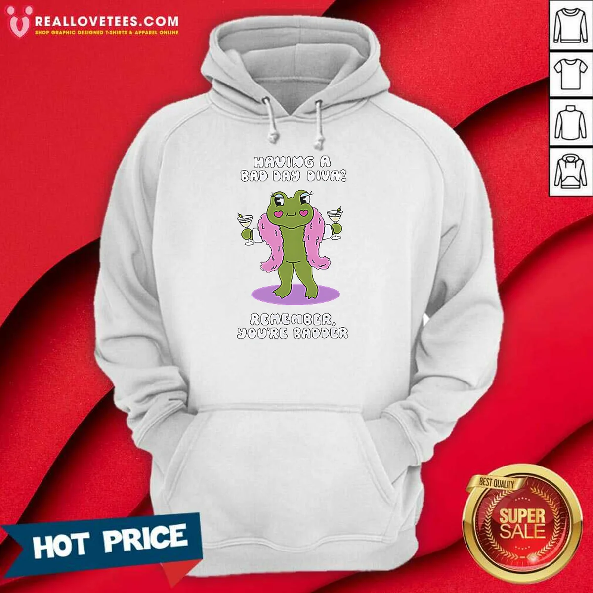 Funny Having A Bad Day Diva Remember You'Re Badder Shirt - Image 3