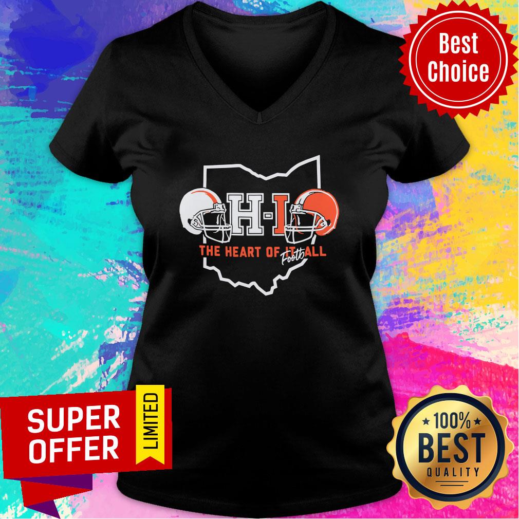 Funny Ohio The Heart Of It All Footh Shirt - Image 3