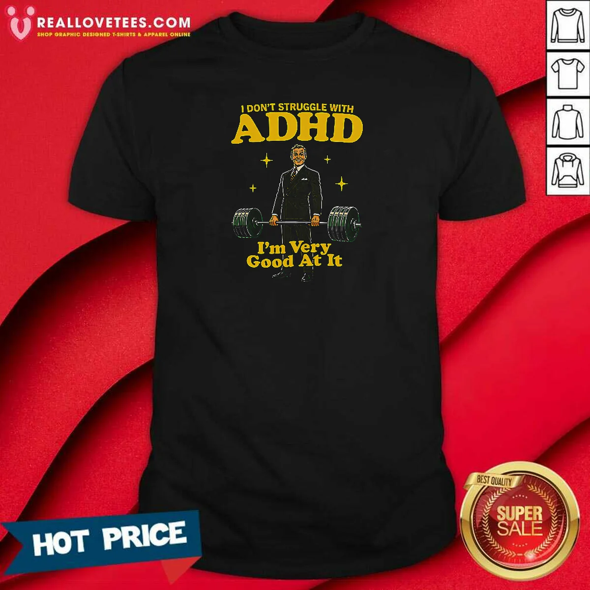 Top Very Good At ADHD Shirt