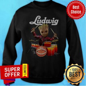 Alternative view of Top Baby Groot Ludwig Drums Shirt