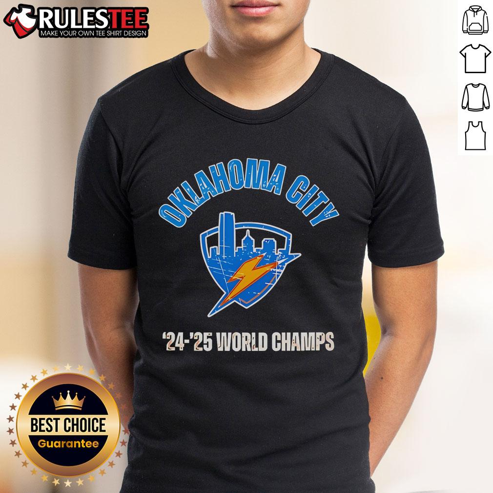 Awesome Thunder Champs 2025 OKC Basketball World Championship Locker Room T-Shirt