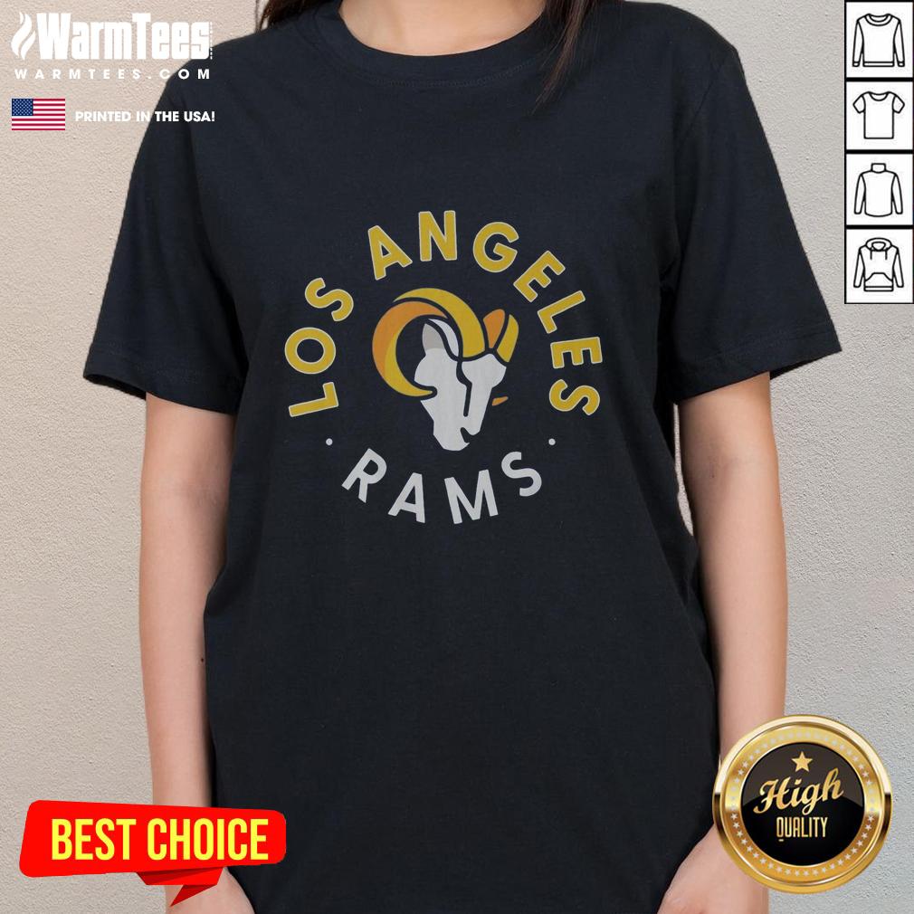 Nice Los Angeles Rams Circle T-Shirt - Image 3