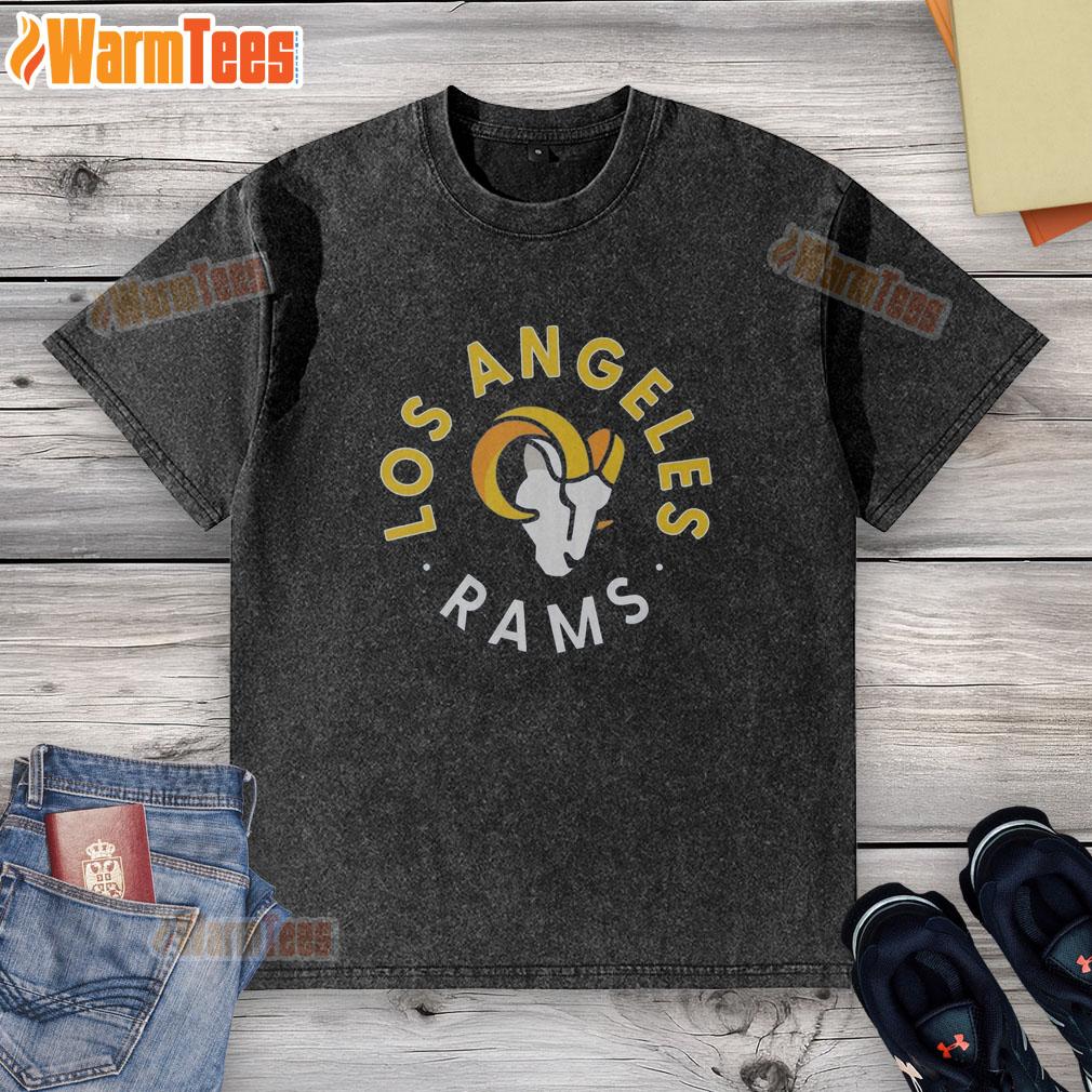 Nice Los Angeles Rams Circle T-Shirt - Image 6