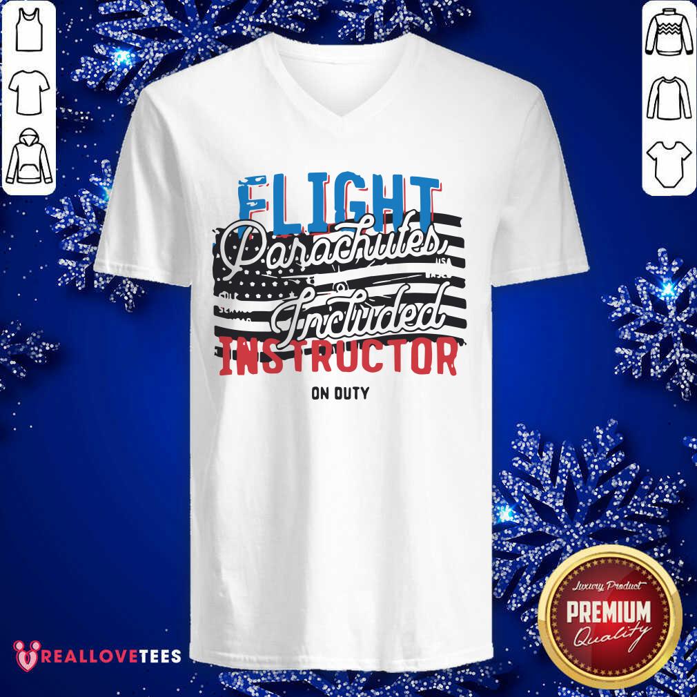 Sweet Flight Parachutes Included Instructor On Duty Pilot Shirt - Image 4