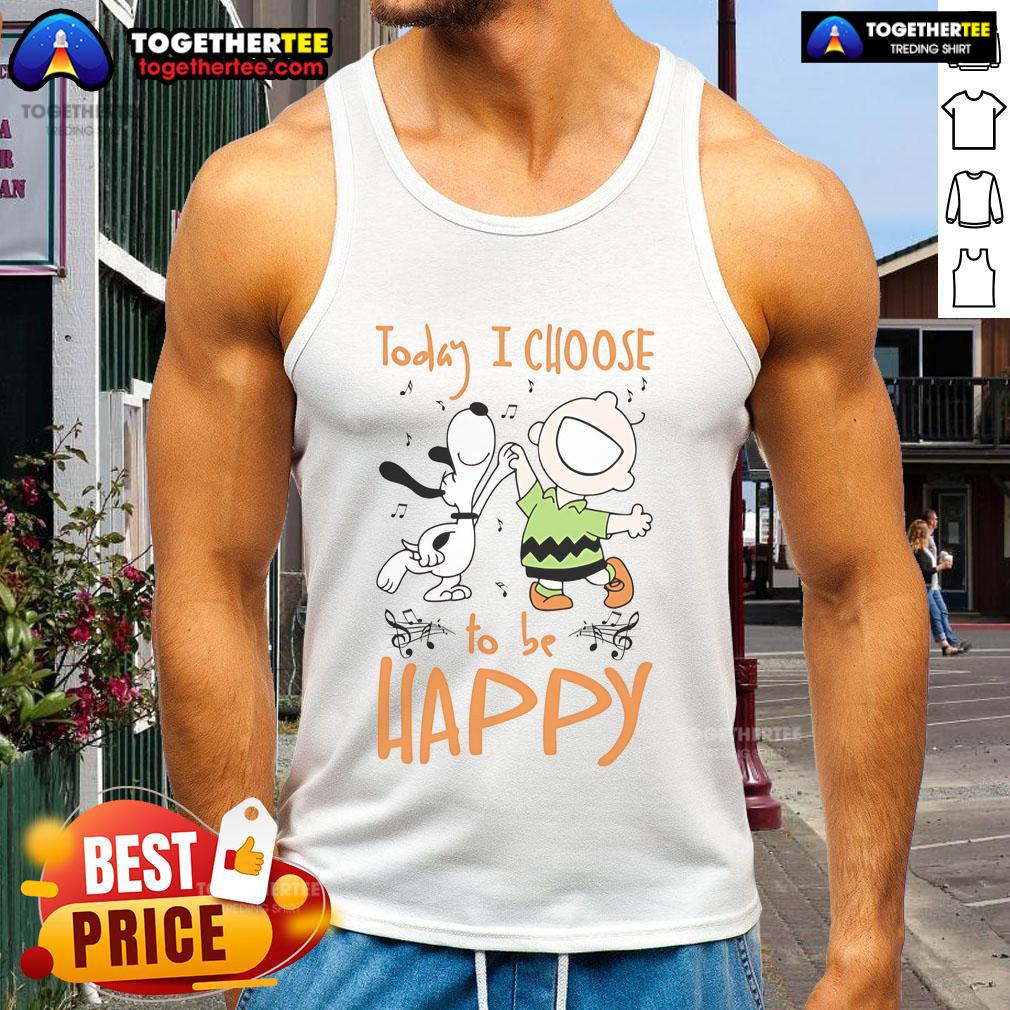 Nice Snoopy Today I Choose To Be Happy T-Shirt - Image 4
