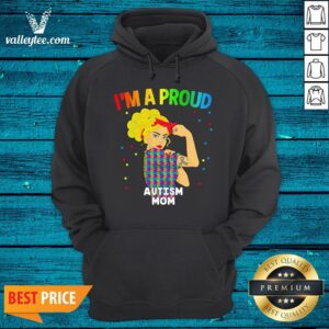 Alternative view of Wonderful I’m A Proud Autism Mom Shirt