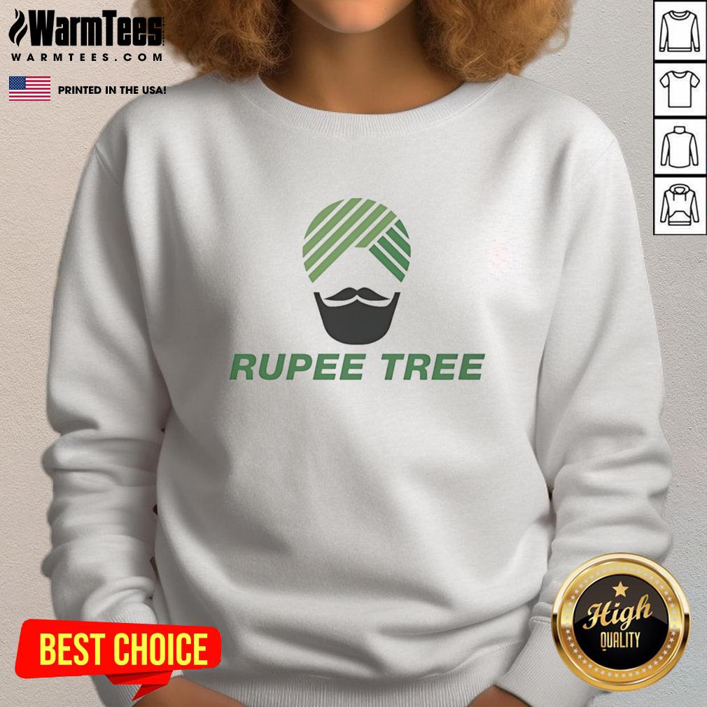 Official Rupee Tree Indian Face T-Shirt - Image 5