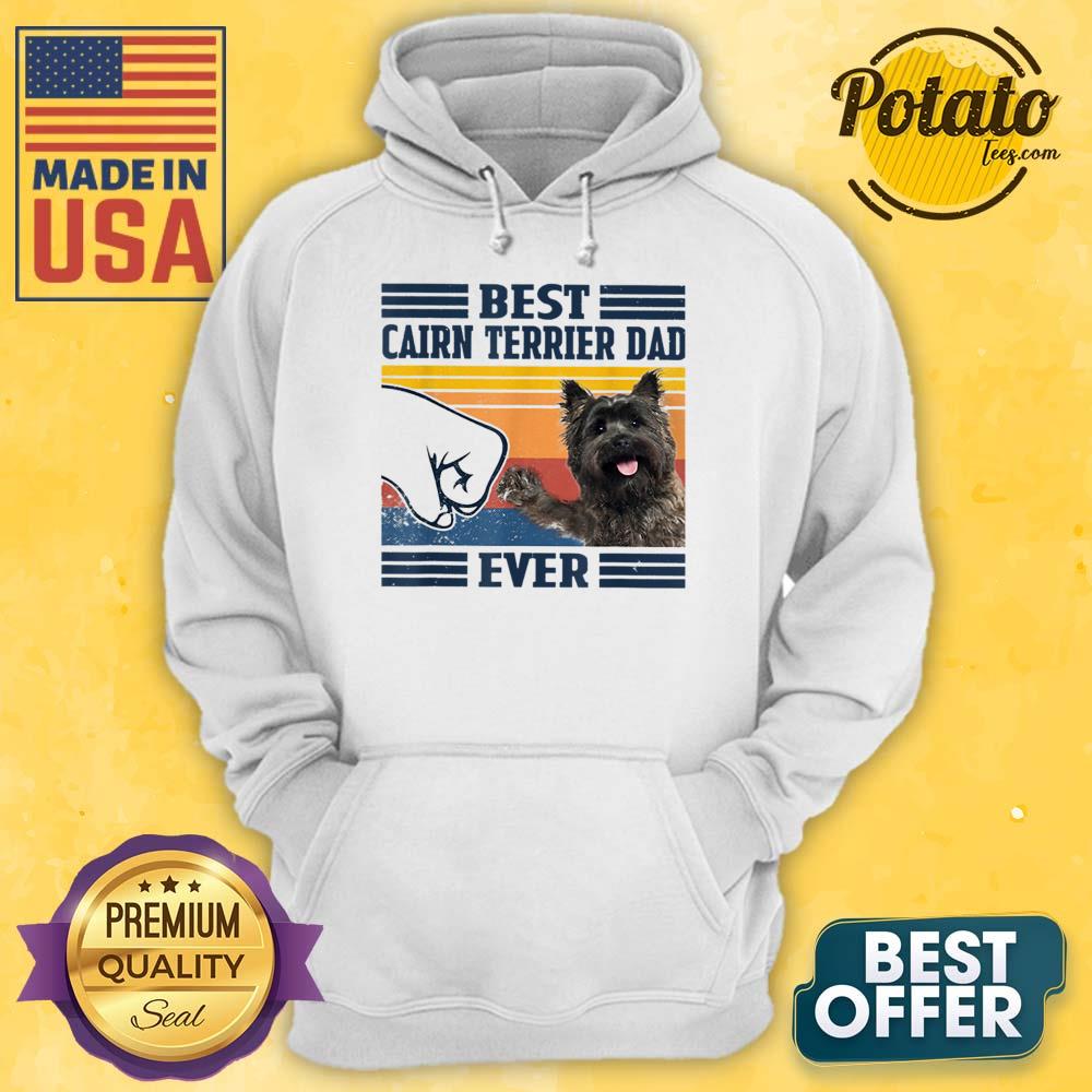 Best Cairn Terrier Dad Ever Vintage Shirt - Image 4