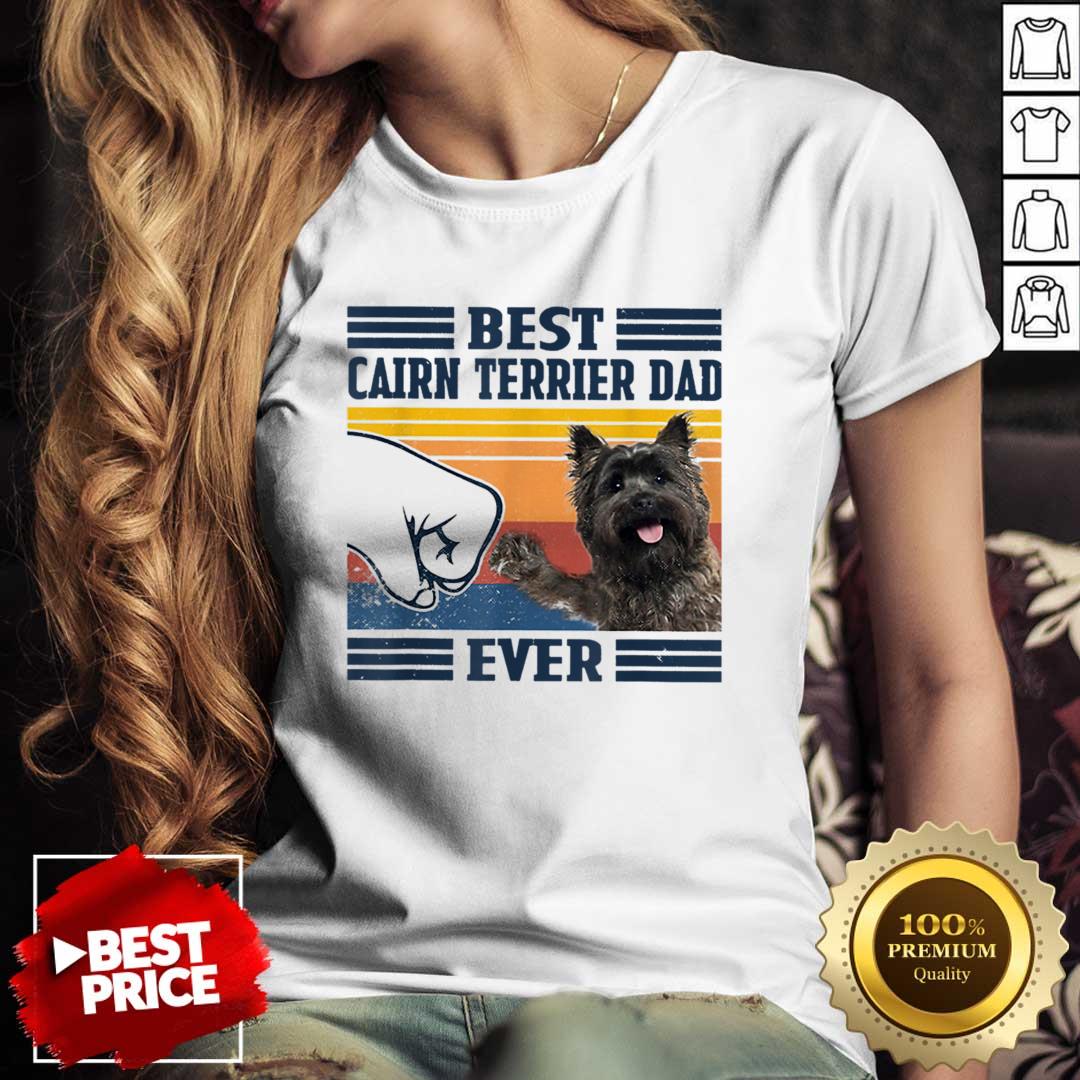 Best Cairn Terrier Dad Ever Vintage Shirt