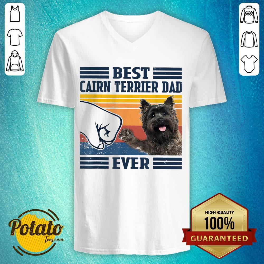Best Cairn Terrier Dad Ever Vintage Shirt - Image 5
