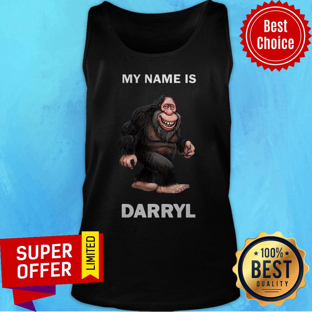 Funny Bigfoot My Name Is Darryl Shirt - Image 4