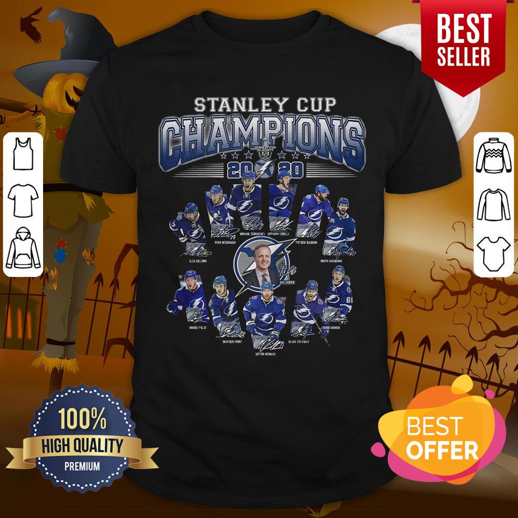 Premium Stanley Cup Champions 2020 Signatures Shirt