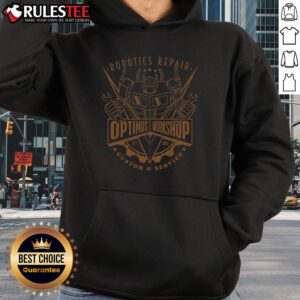 Alternative view of Awesome Robotics Repair Optimus Workshop Custom & Service T-Shirt