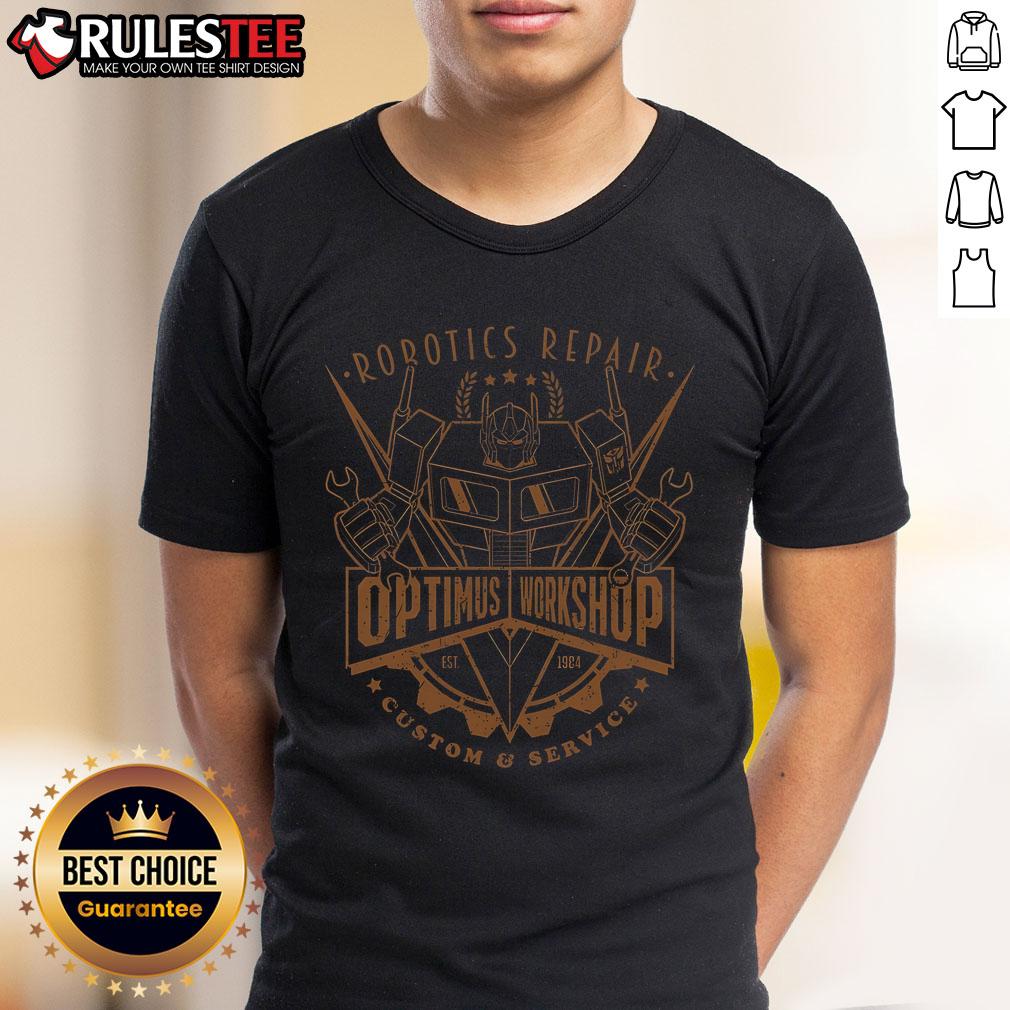 Awesome Robotics Repair Optimus Workshop Custom & Service T-Shirt