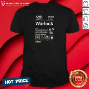 Pretty Warlock Contents May Vary In DNA Shirt
